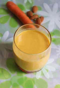 almond carrot smoothie recipe