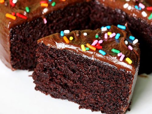 eggless chocolate cake