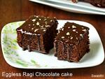 eggless ragi cake recipe