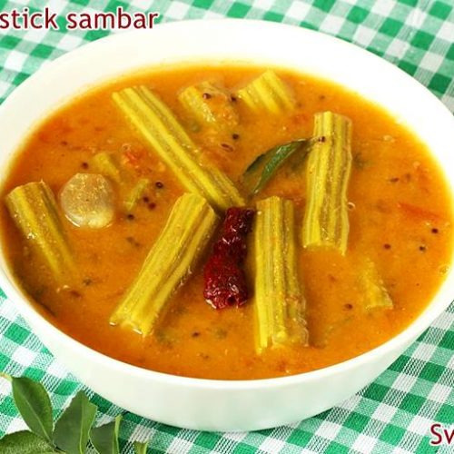 Drumstick sambar Swasthi's Recipes