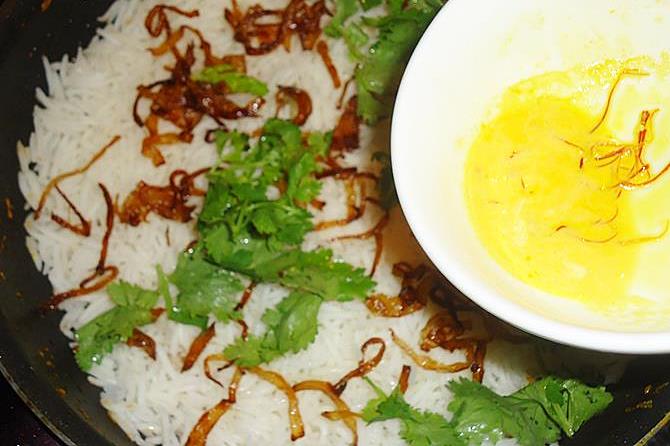 Aloo biryani  dum potato biryani    Swasthi s Recipes - 94