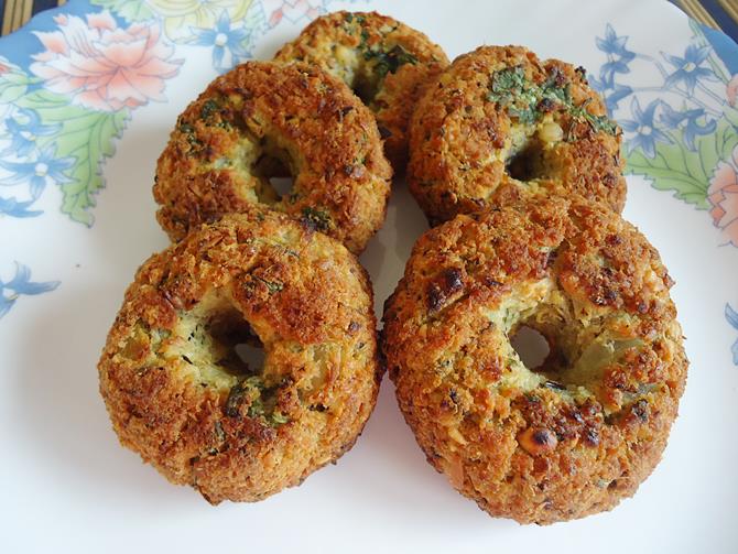 baked alasandalu vada