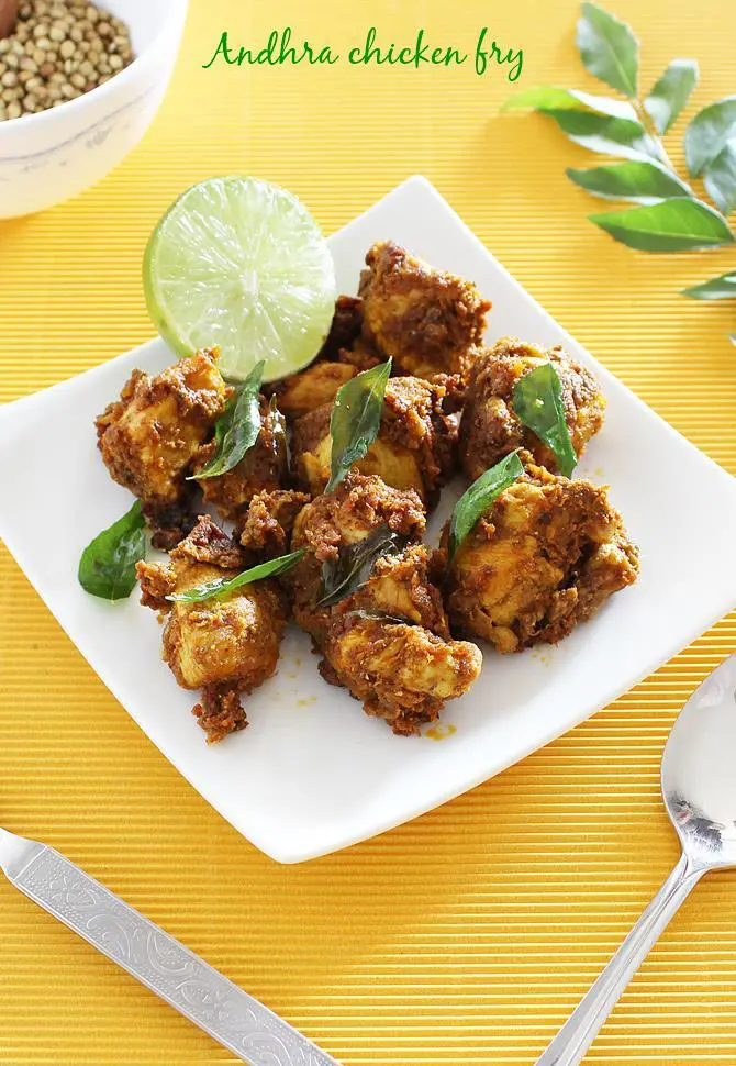 Andhra chicken fry recipe
