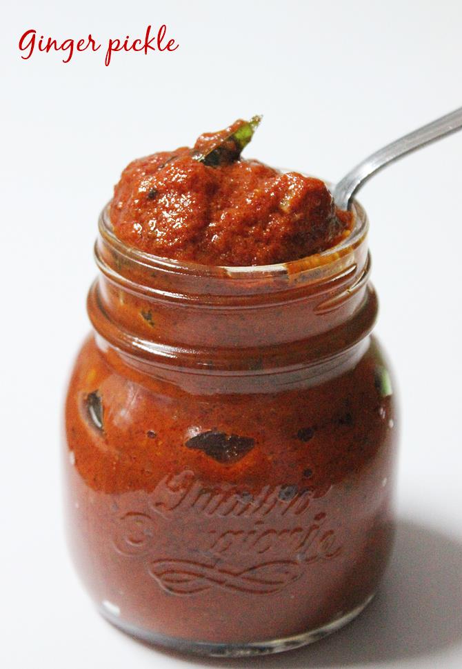 Allam pachadi Ginger pickle recipe How to make ginger pickle recipe