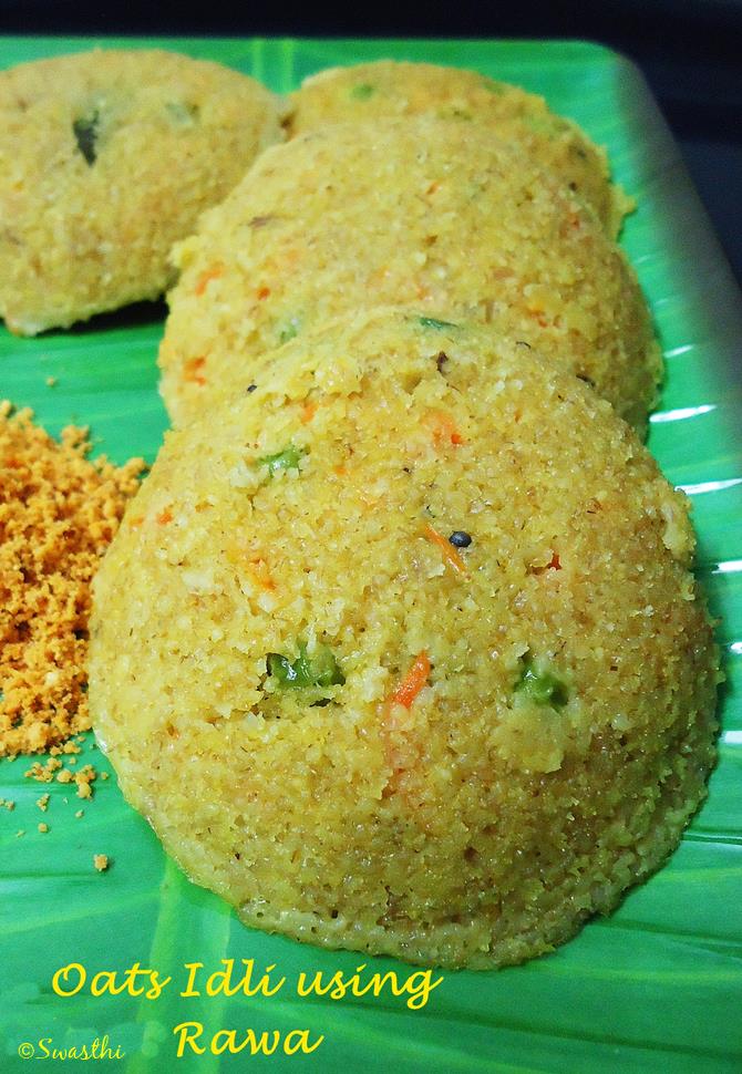 oats idli recipe with whole wheat