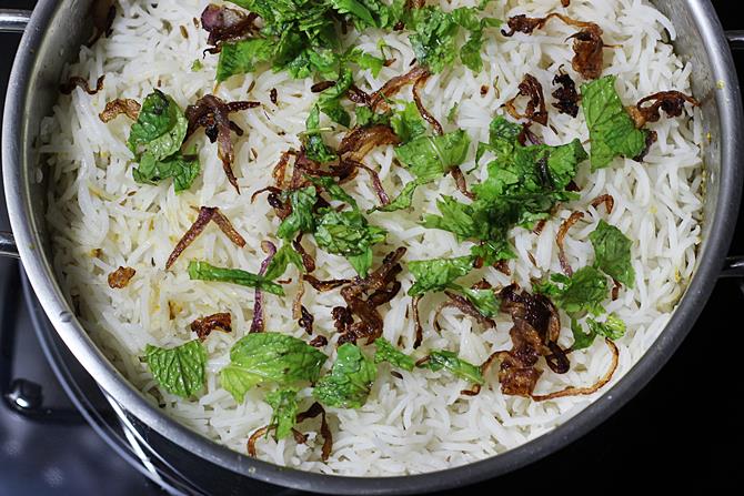 Chicken Dum Biryani Recipe   Swasthi s Recipes - 42