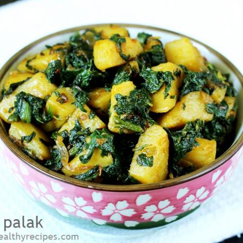 Featured image of post Steps to Make Aloo Palak Sabji Banane Ki Vidhi