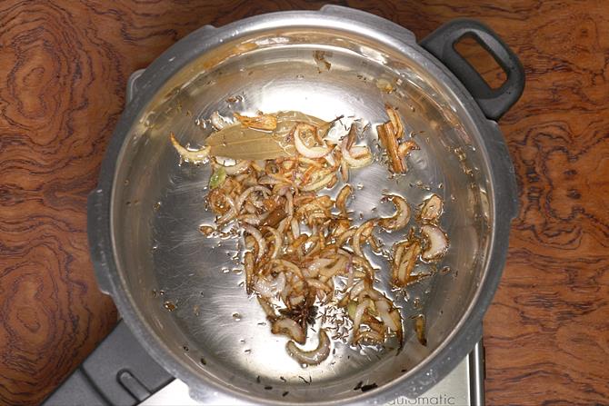 frying onions