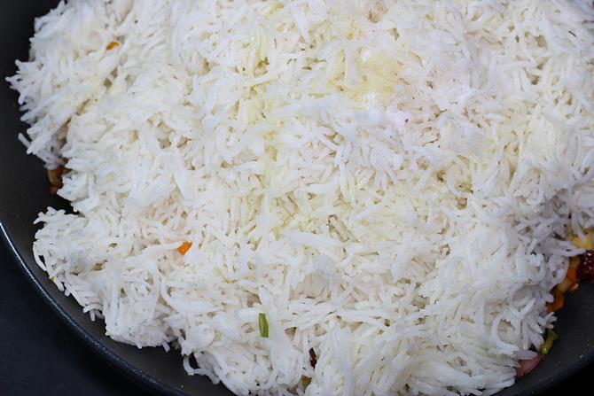 addition of rice