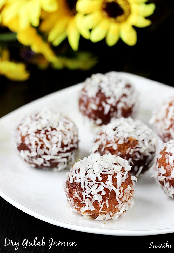 dry gulab jamun