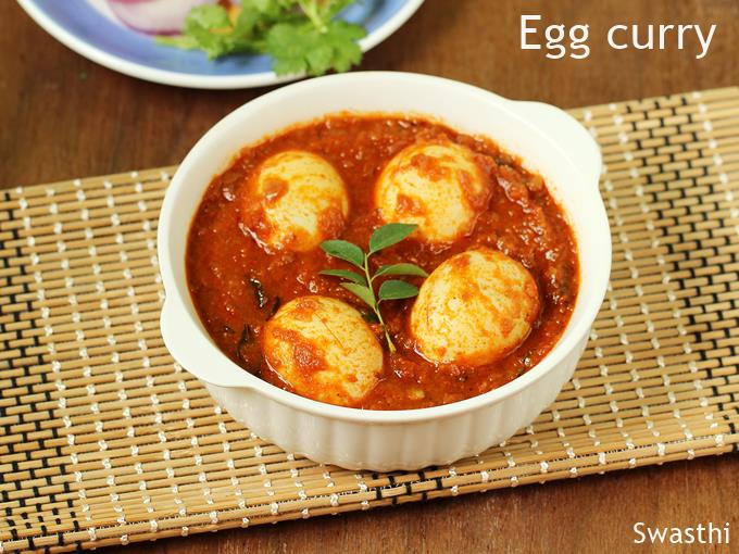 South Indian Egg Curry Recipe Swasthi S Recipes
