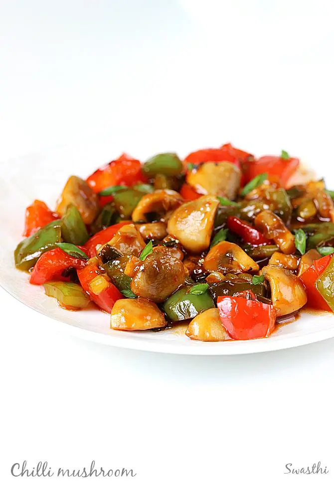 chilli mushroom stir fry