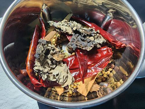 whole spices ready to grind
