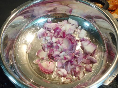frying onions