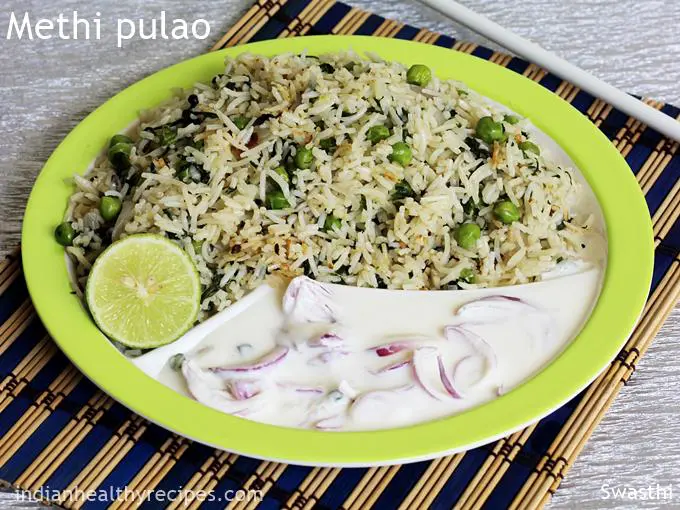 methi pulao