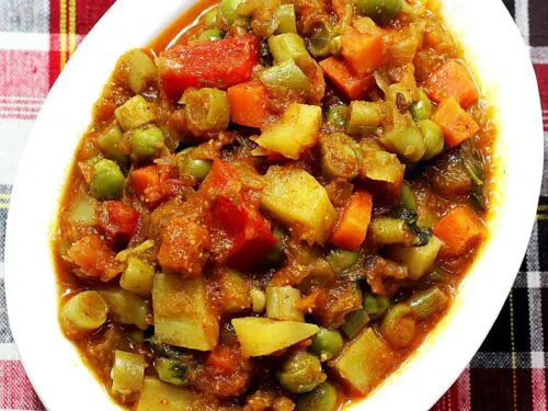 mixed vegetable curry