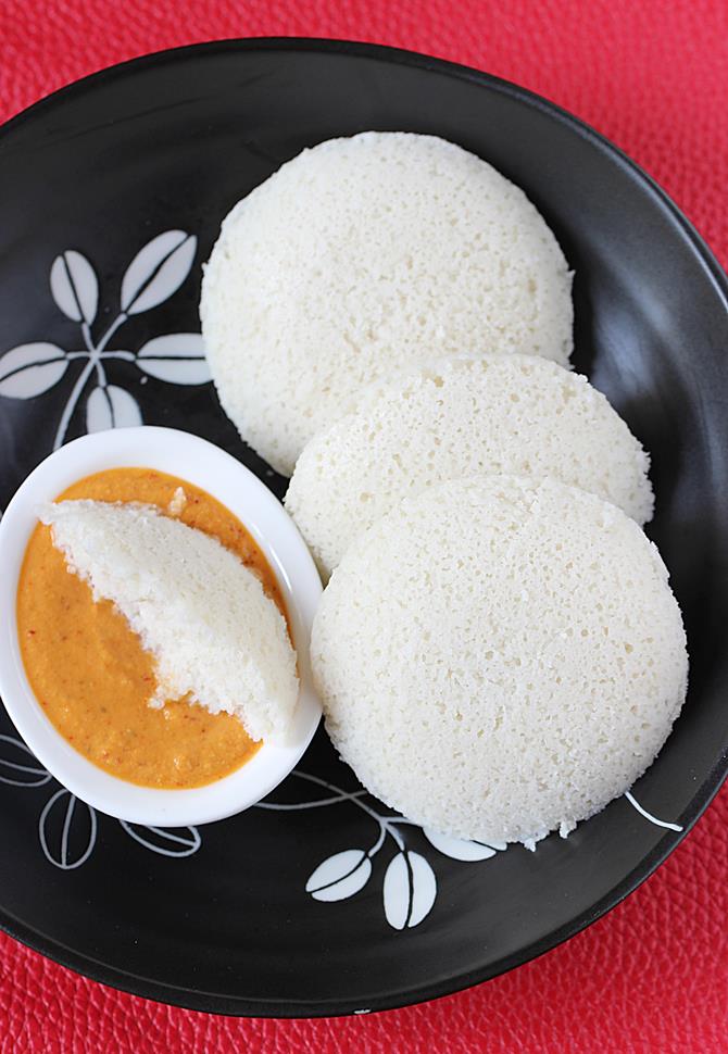 Idli Recipe How To Make Idli Batter Swasthi S Recipes