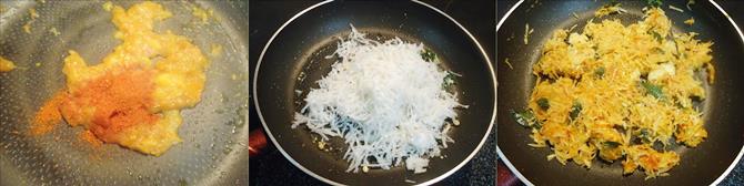 frying mullangi curry