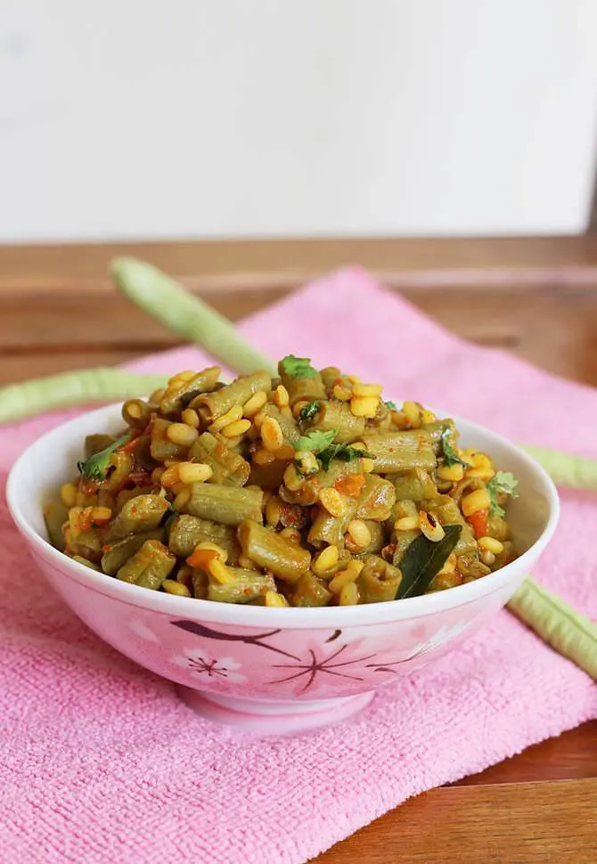 beans curry , poriyal recipe