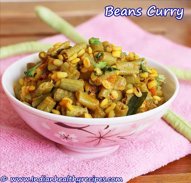 Indian style beans curry for rice chapathi