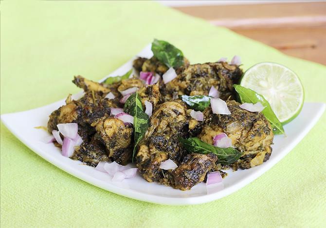 gongura chicken fry