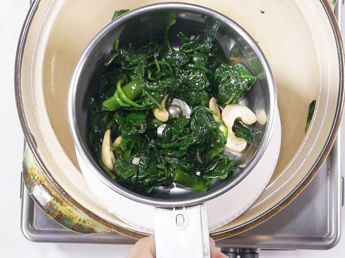Palak Paneer Recipe  Indian Spinach Paneer    Swasthi s Recipes - 75