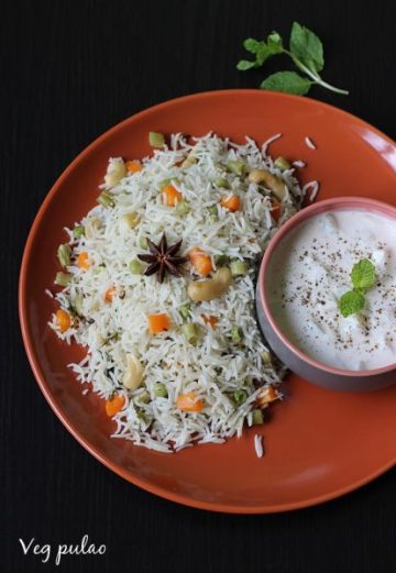 Coconut milk pulao
