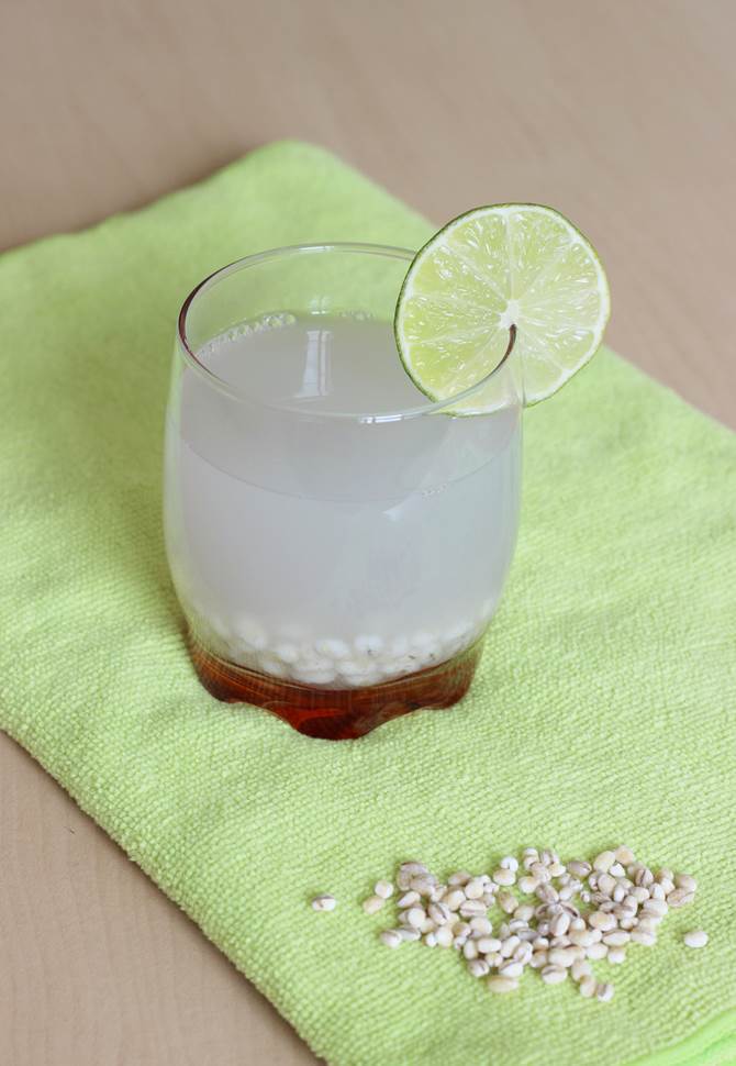 step by step photos on how to make barley water recipe