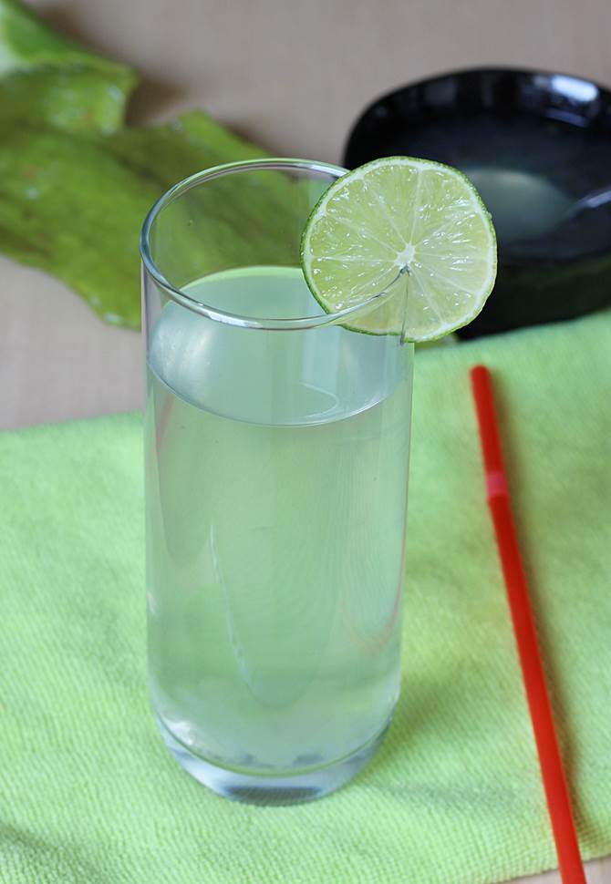 How to make aloe vera juice at home | Aloe vera juice recipe
