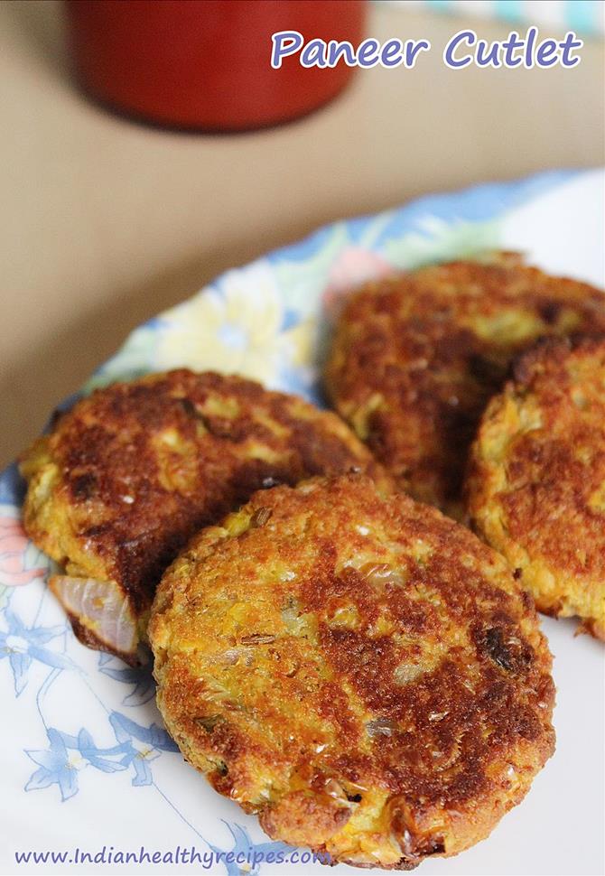 paneer cutlet recipe paneer