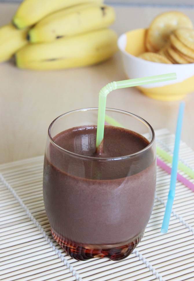 banana chocolate milkshake recipe | milkshake recipes