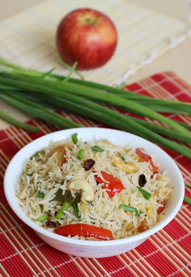 apple fried rice recipe