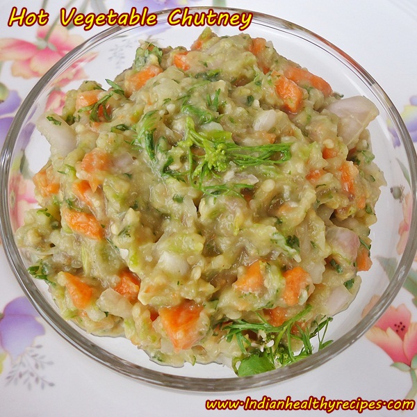 vegetable chutney recipe andhra mixed vegetable pachadi