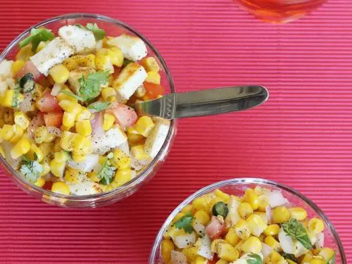 corn chat recipe