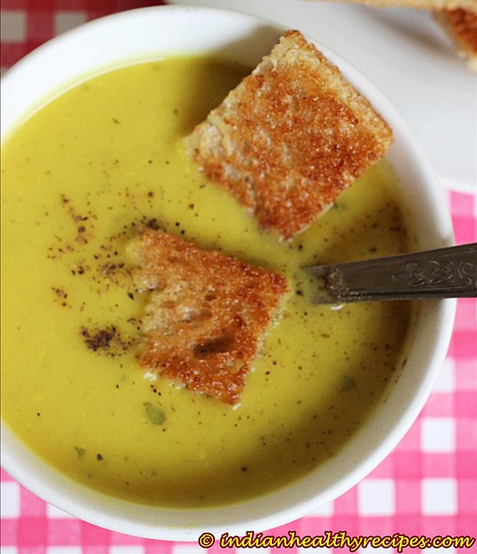 soup with croutons
