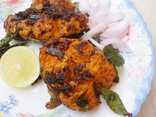 Lemon Pepper Fish Recipe   Swasthi s Recipes - 14