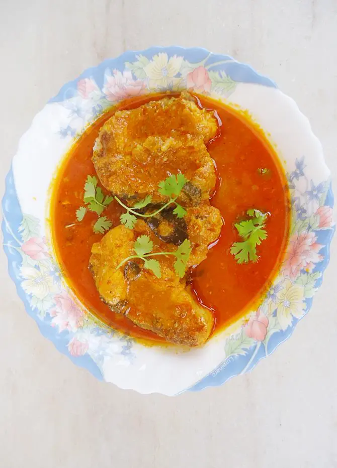 Fish pulusu recipe (chepala pulusu)