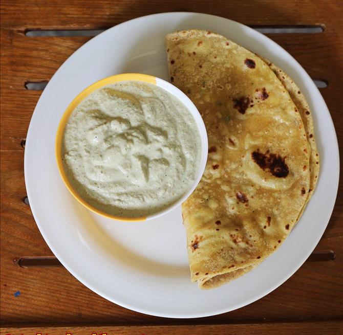 mint peanut chutney