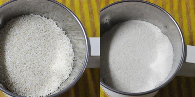 make rice rava for uppu kudumulu recipe