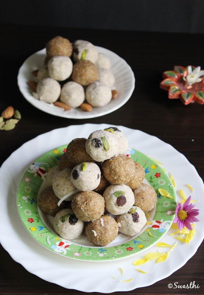 Badam ladoo recipe How to make badam laddu recipe Almond ladoo