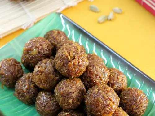 coconut laddu recipe with jaggery