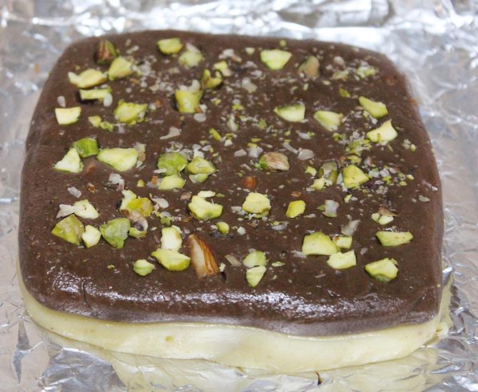 chocolate burfi recipe   chocolate barfi recipe   burfi recipe - 90