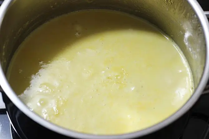 saffron flavored condensed milk for rasmalai recipe