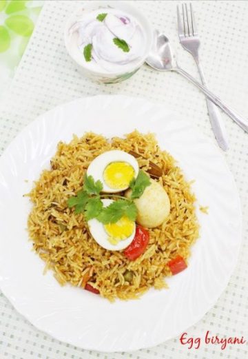 egg biryani