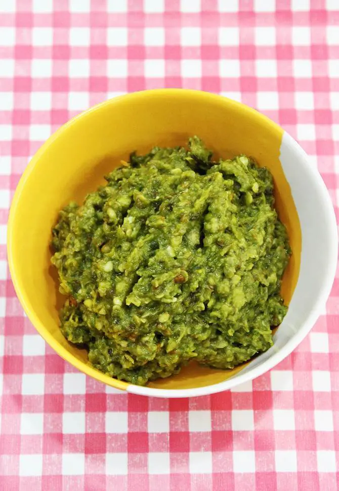 green chilli chutney recipe