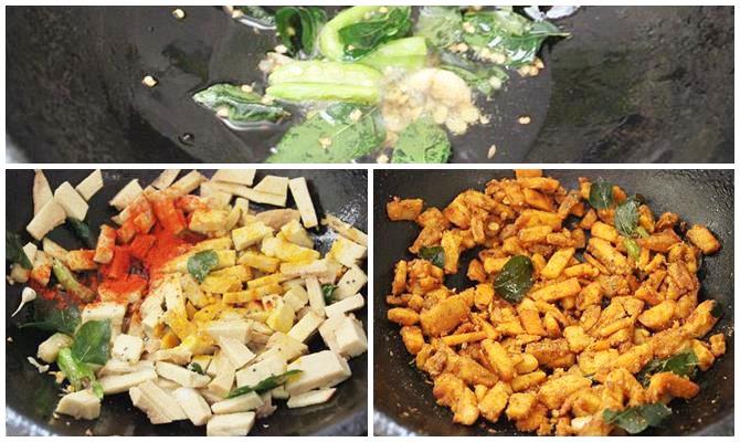 step by step photos on how to make yam fry