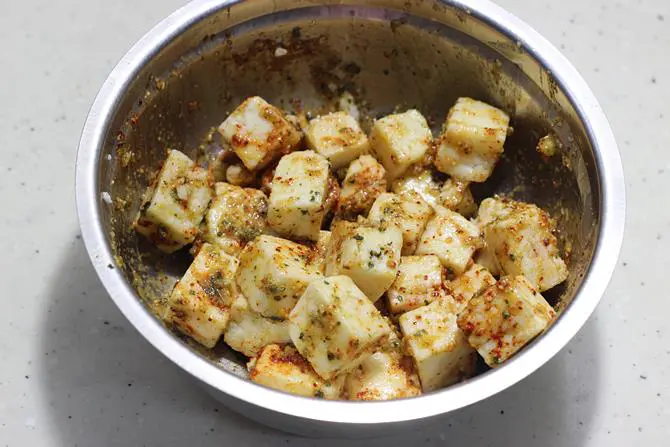 marination for paneer pulao recipe