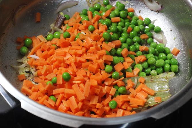 veggies for paneer pulao recipe