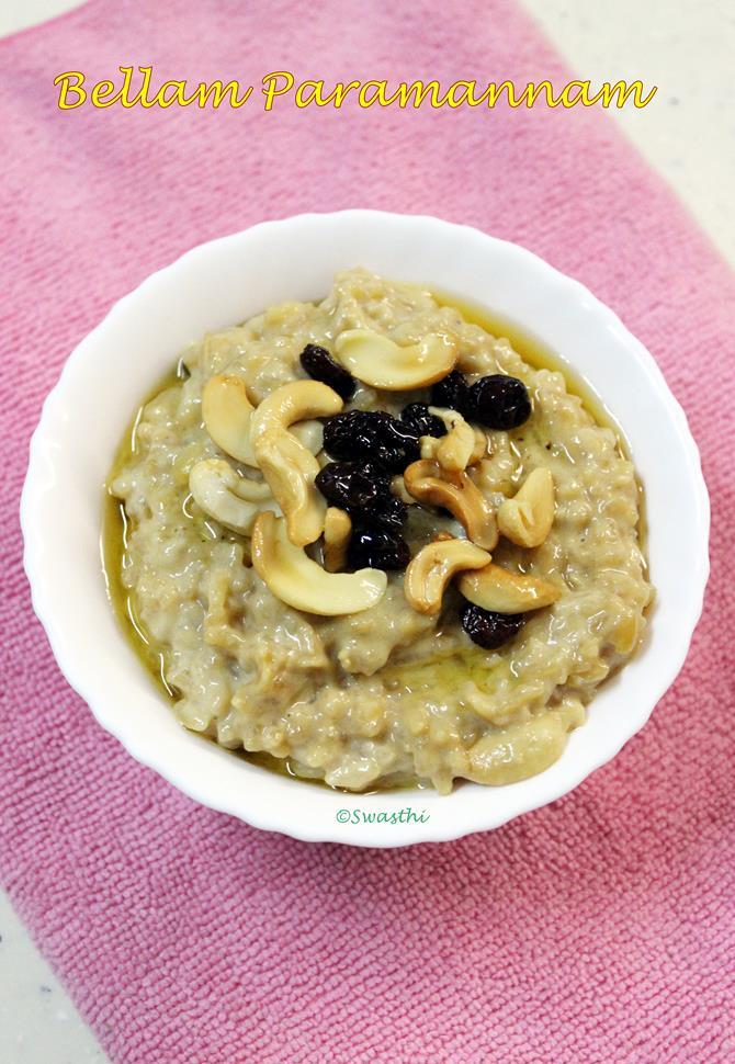 bellam paramannam swasthis recipes payasam recipe