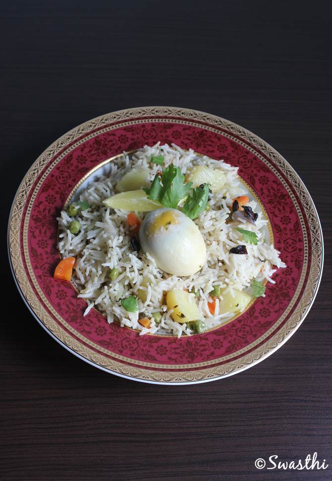 egg pulao recipe swasthis recipes